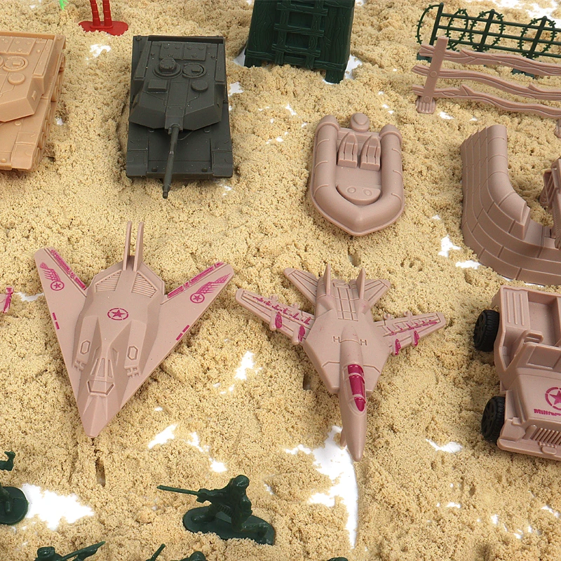 1:72  Scale PVC 52PCS Military Action Figures Set - Premium Role Best Gift Idea Play Military toys suit for Boys & Girls