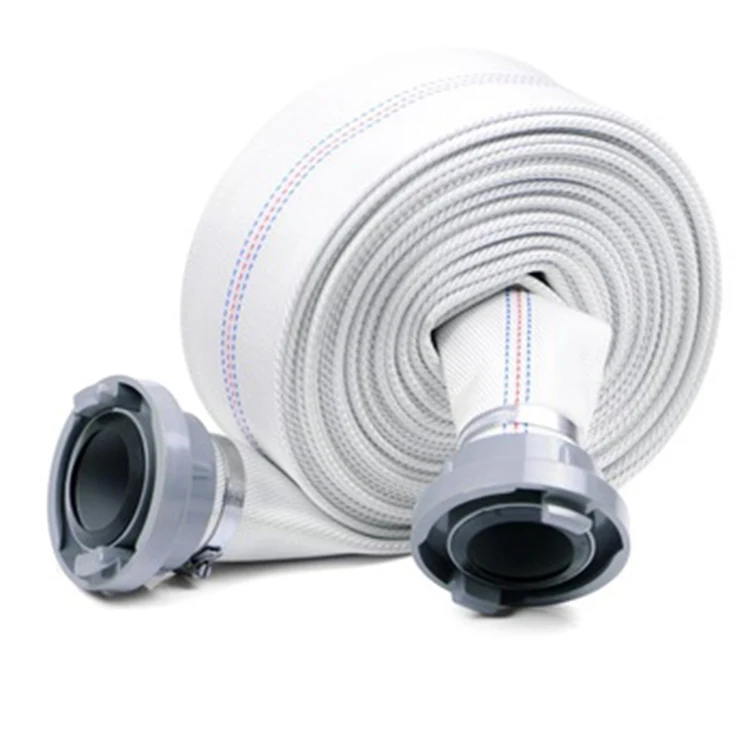 2.5 inch DN65 Factory Wholesale Canvas Covered PVC lined Fire Hose