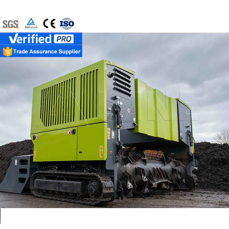 LANE Rabbit Manure Aerated Compost 2000L Self-Operating Compost Turner Compost Turner Machine Tractor