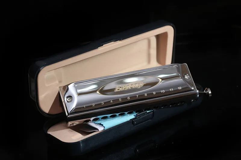 Chinese factory harmonica for performance chromatic 12 hole