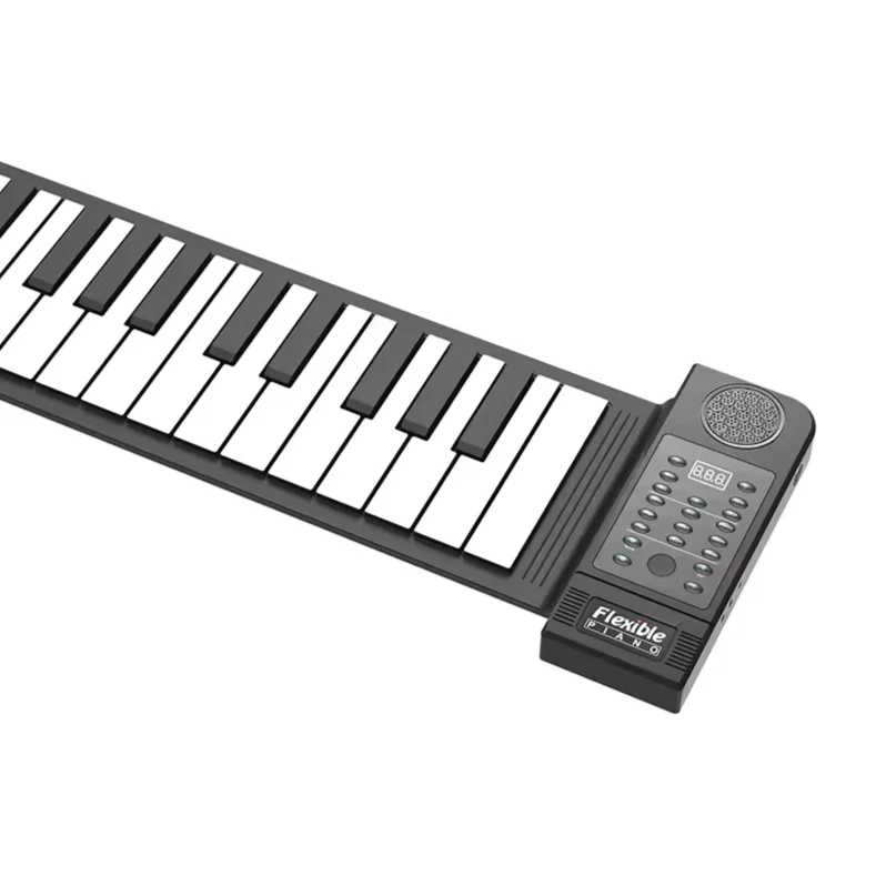 61-Keys Electronic Organ Roll-Up Piano