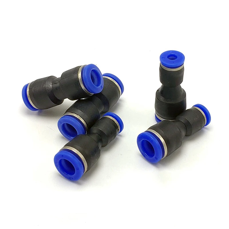 Maxair Black PU Series Plastic One Touch Push In Tube Connector Pneumatic Fitting For Automatic Equipment Cylinder