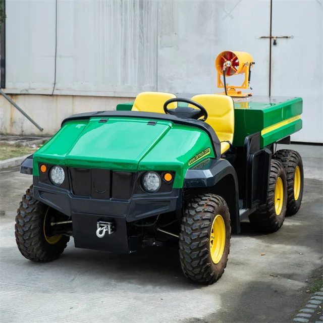 Electric grapes mist sprayer farm utv vineyard cart
