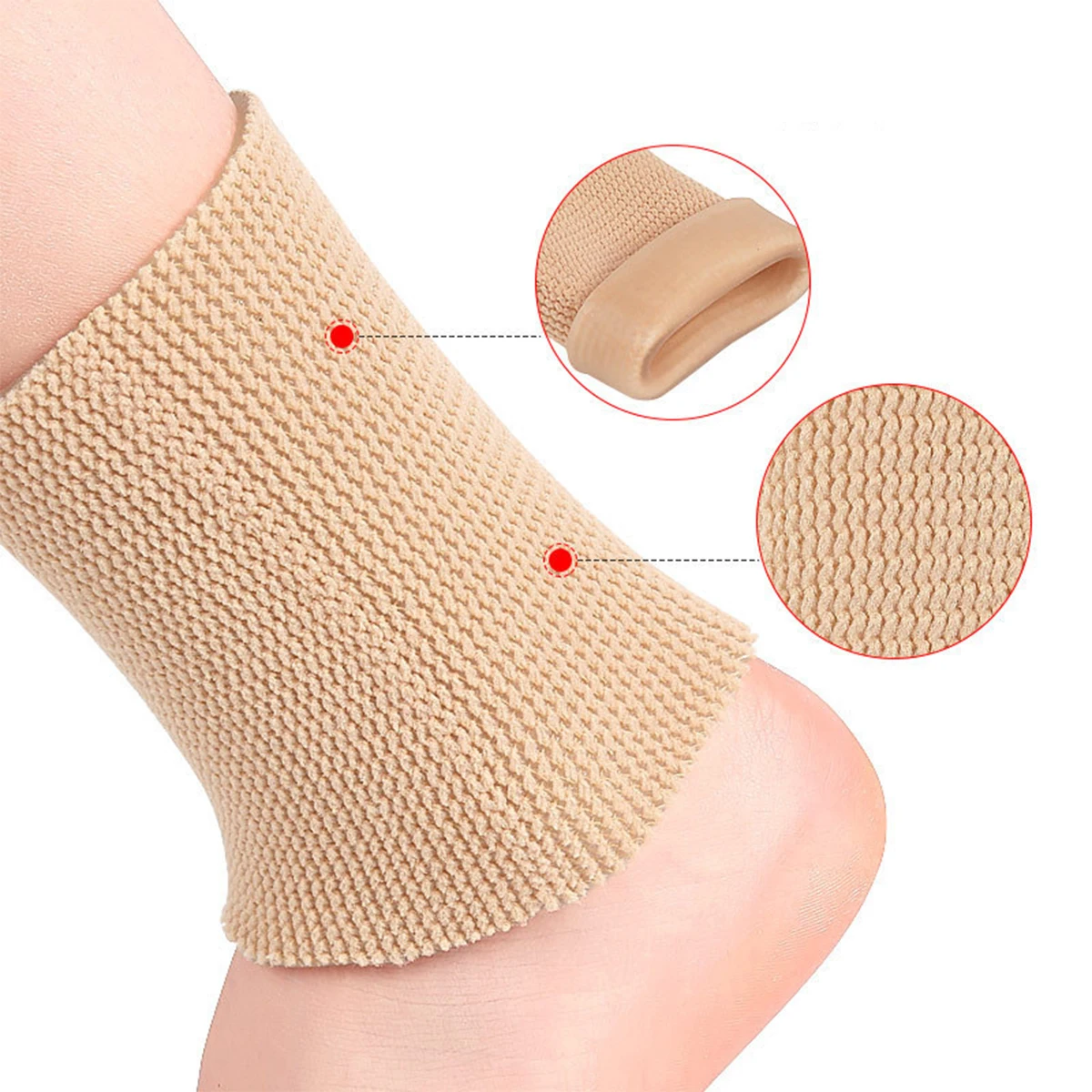 Figure skating ankle protection  Sports ankle protection  Elastic compression heel protector