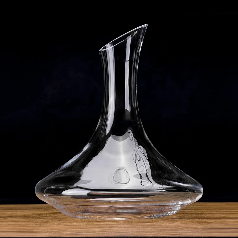 Wholesale Premium Quality Hand Blown Clear Glass Decanter Red Wine Decanter Glass Wine Decanter For Gift