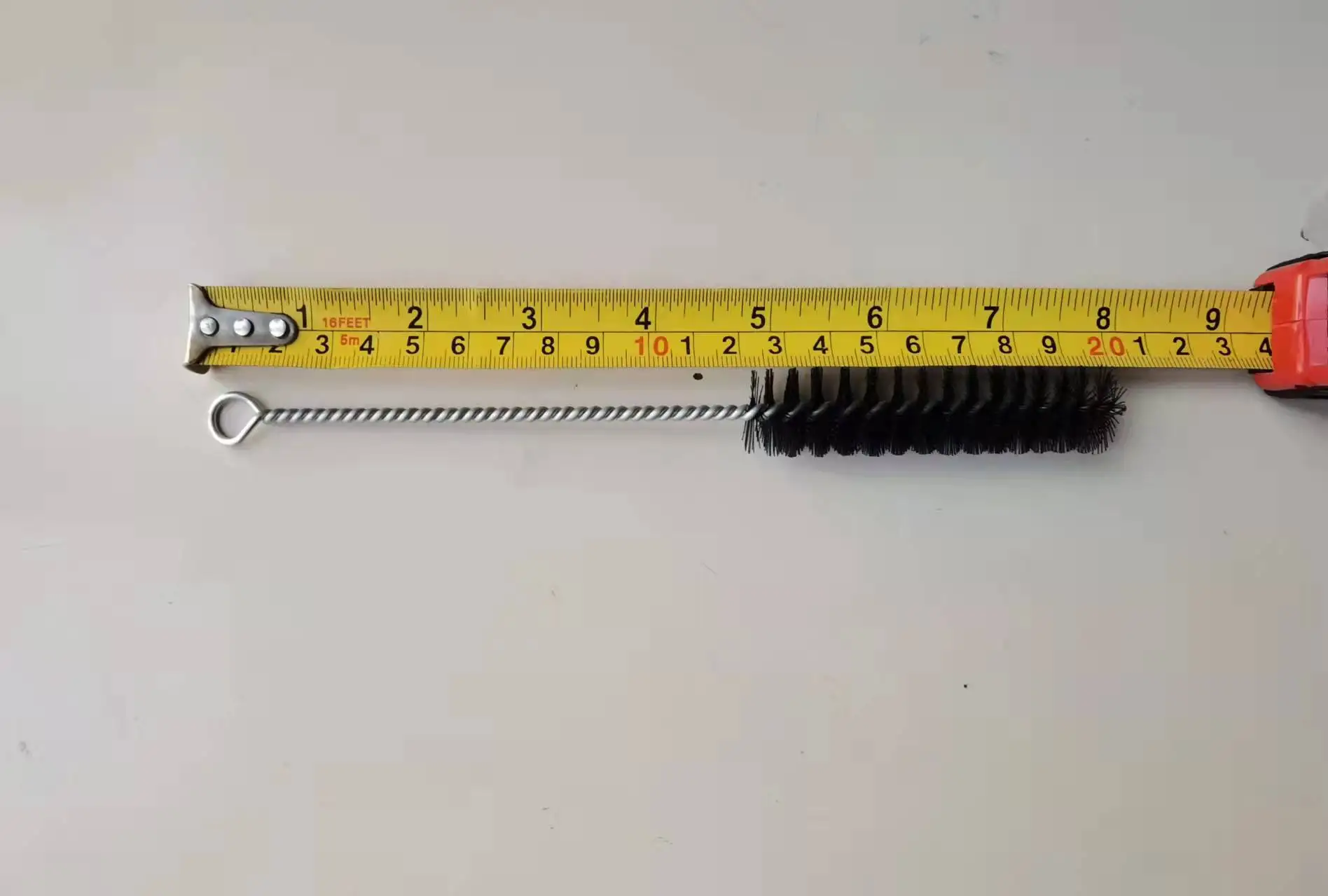 Nylon pipe brush for cleaning straw spray gun needle brushes