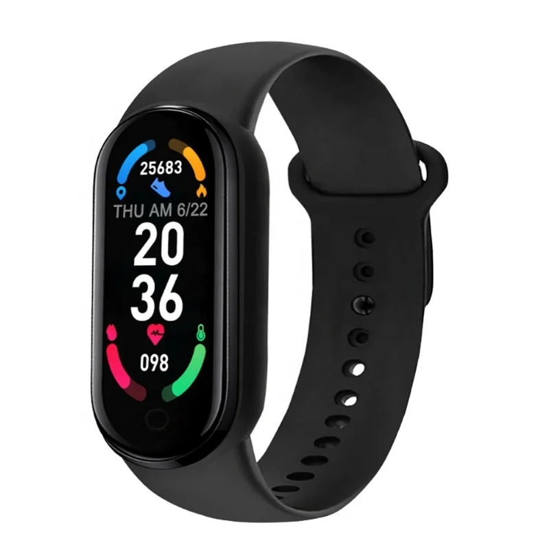 Bt Fashion Explosive New Product Wristband Pedometer To Measure Heart Rate M6 Smart Watch
