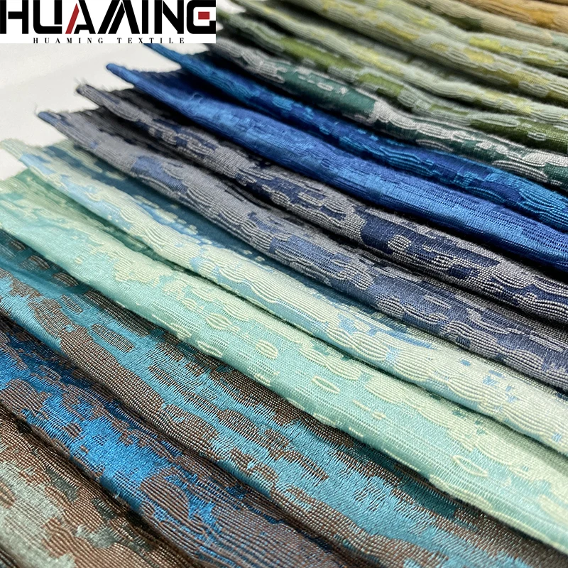 Free Sample Fabric Supplier Wholesale Home Textile Heavy Cotton Upholstery 100 Rayon Jacquard for Sofa Furniture