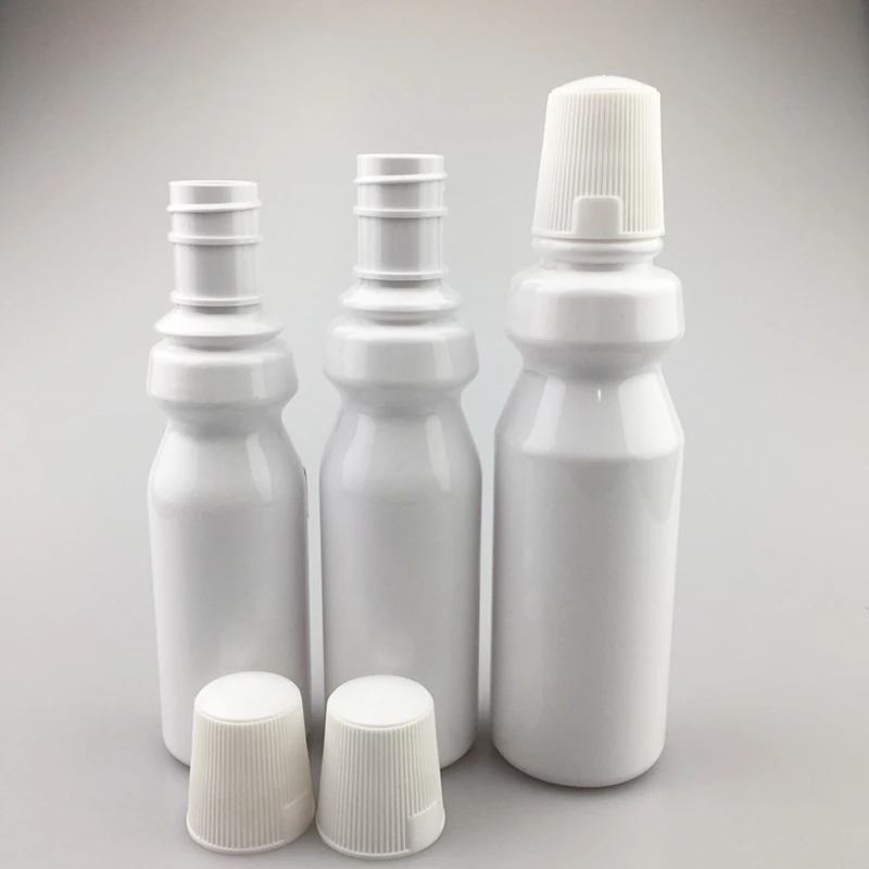 Medical Level  8oz 230ml 250ml pet plastic oral mouthwash bottle with cap