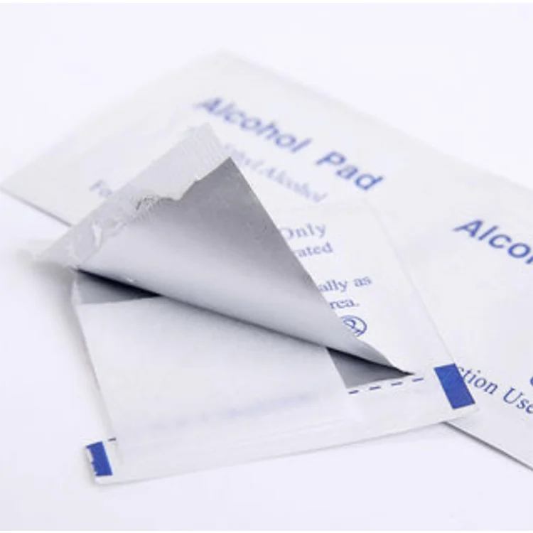 Wholesale Custom Sterile Medical Disinfecting Individual Antibacterial Isopropyl 75% Alcohol Prep Pad Wet Wipes Swabs