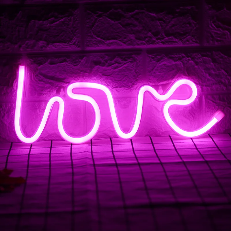 dropship neon light sign led lighting all you need is love neon sign for bedroom
