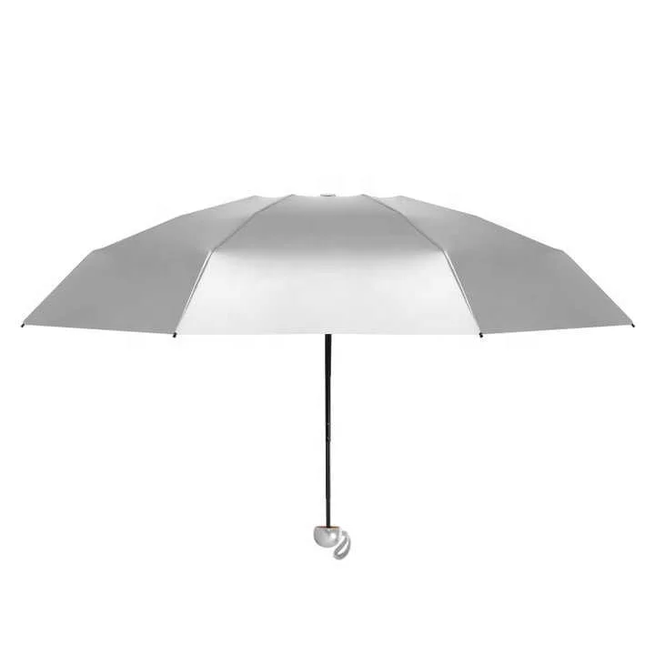 UV Production Sunscreen Umbrellas Girls Cheap Portable Pocket Lady Mini 5 Folding Umbrella