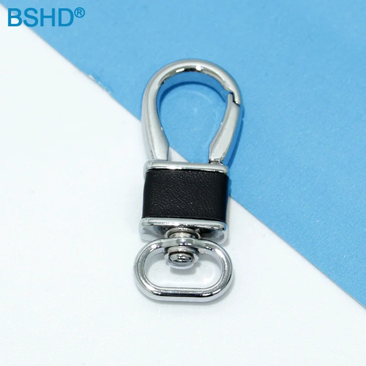 Home Office Hand Car Metal Keychain Custom Pu Leather Braided Rope Retro Hand Woven Key Chain