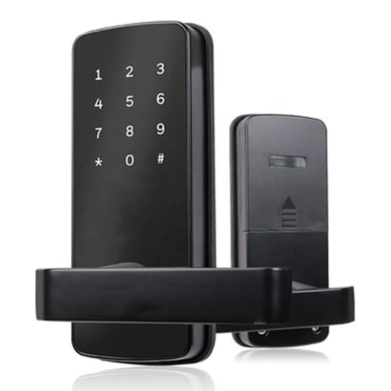 Electronic Remote Control Password App Card Hidden Key Latch Smart Digital Front Door Lock