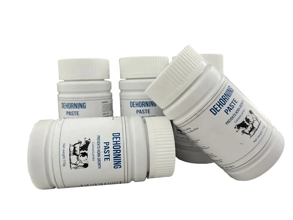 Cattle or Goat Dehorning Paste - Livestock Horn Removal Solution, 110g, Dehorning Paste