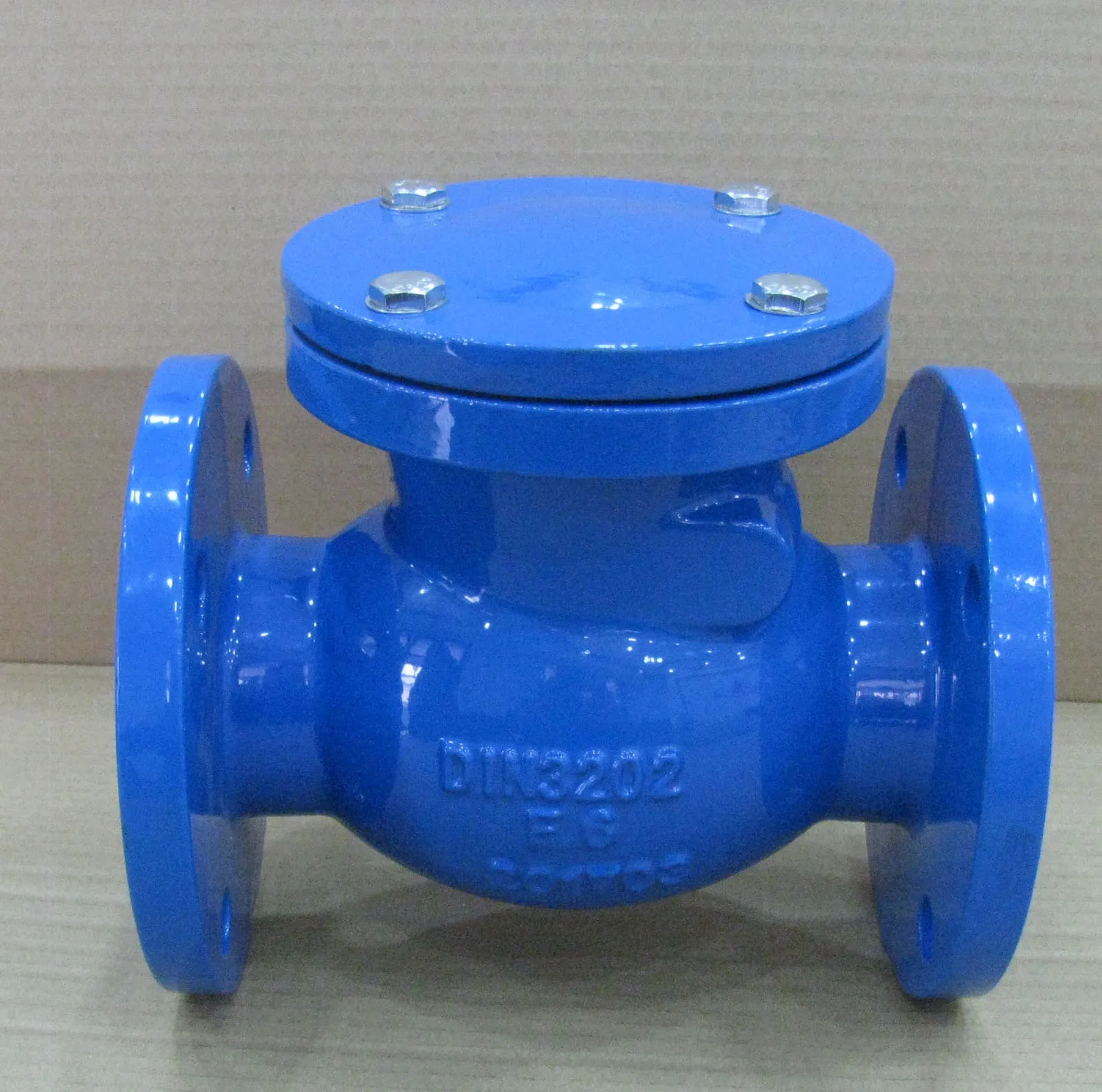 DN50-DN300 DIN 3202 F6 pn16 Ductile Iron water swing check valve