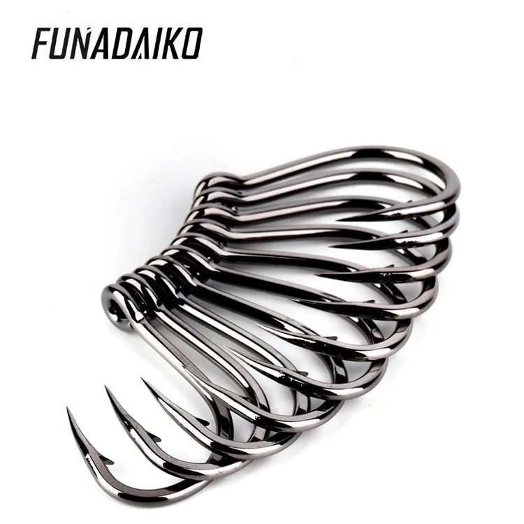 FUNADAIKO Wholesale Small Hooks Pack Freshwater Medium Saltwater Fishing Hooks Set