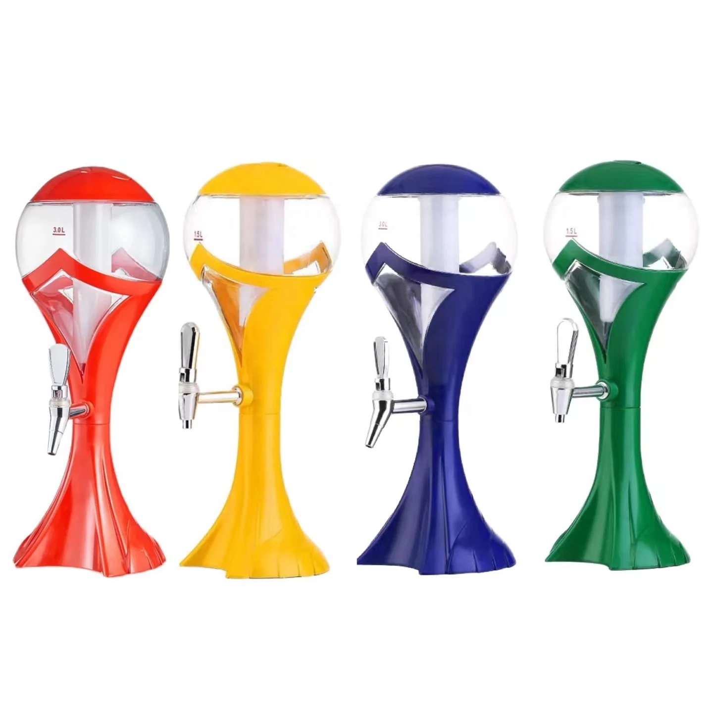 Beverage Dispensers for bars and restaurants Desktop self-service Dispensers Steady supply custom Beer Tower 3.5L, 2.5L, 1.5L
