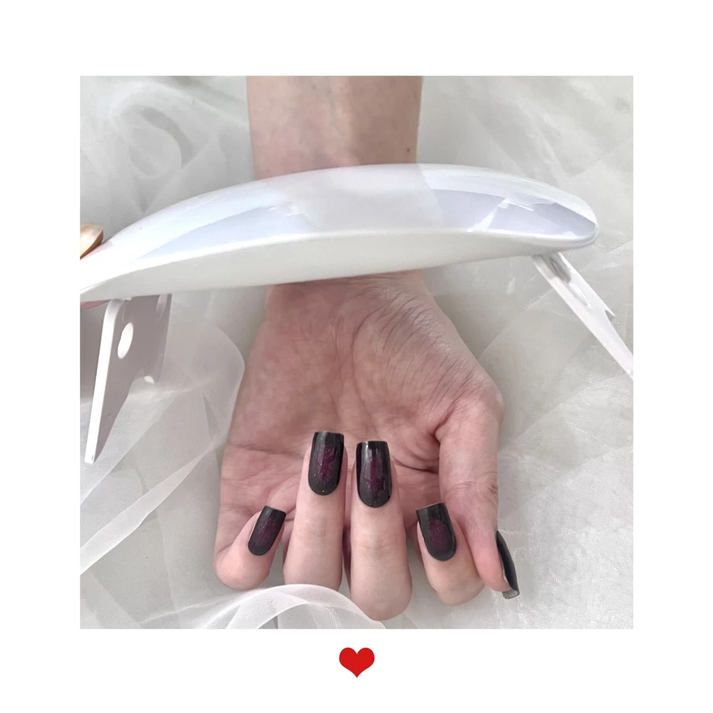 KIKI LEE Korean Style New Gel Nail Sticker With Uv Lamp Gel Nail Wraps Gel Nail Stickers Semi Cured