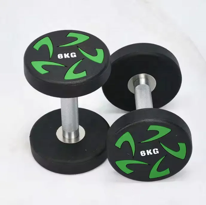popular high quality free weight round shape CPU dumbbell