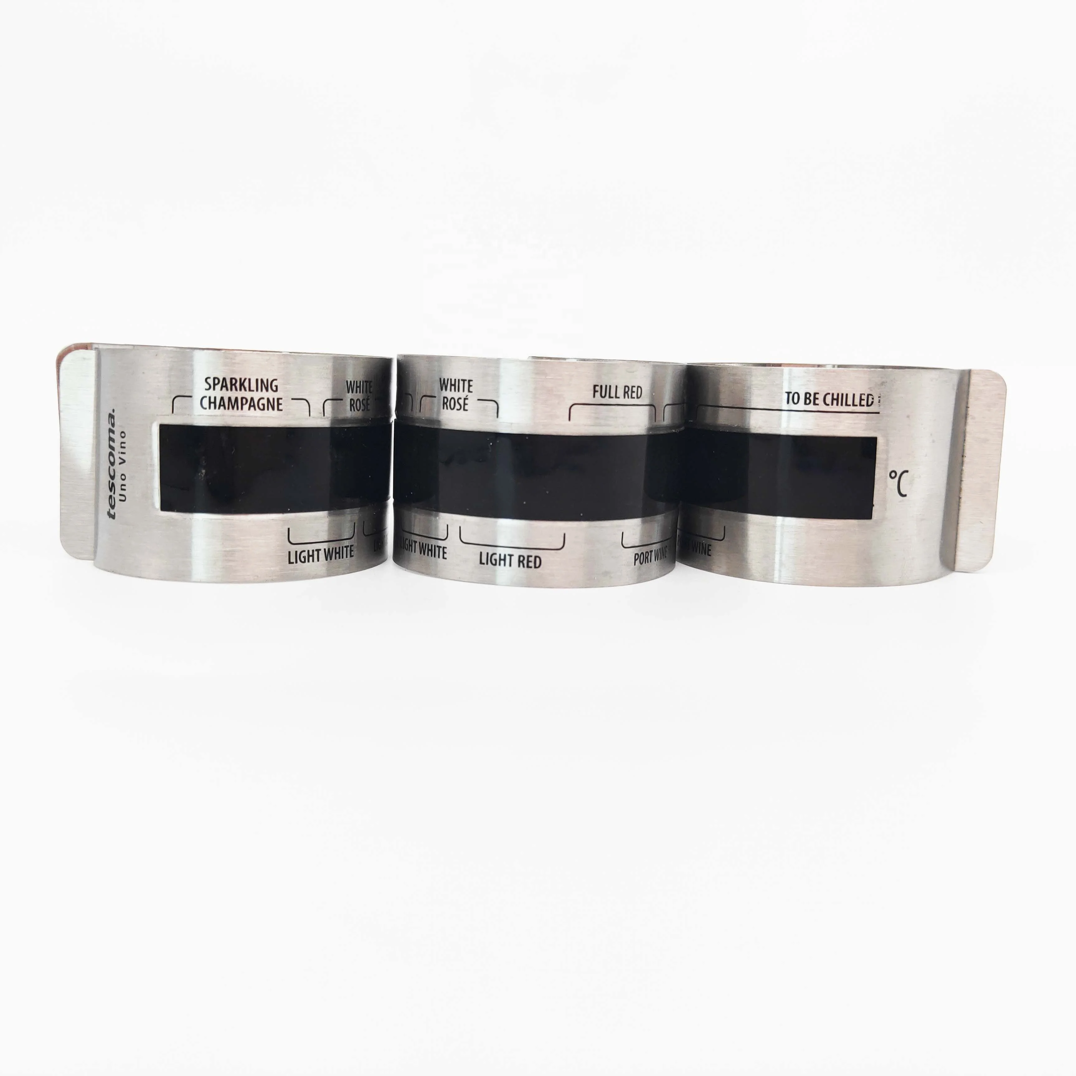 LCD Instant Readout Temperature Bracelet Household Scale Thermometer for Wine Champagne Whisky Bottles