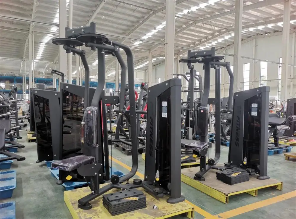 Wholesale Price 3mm Thick Steel Tube Bench Pin Load Selection machine Gym Equipment Straight Arm Chest Fly Clip Trainer Pec Fly