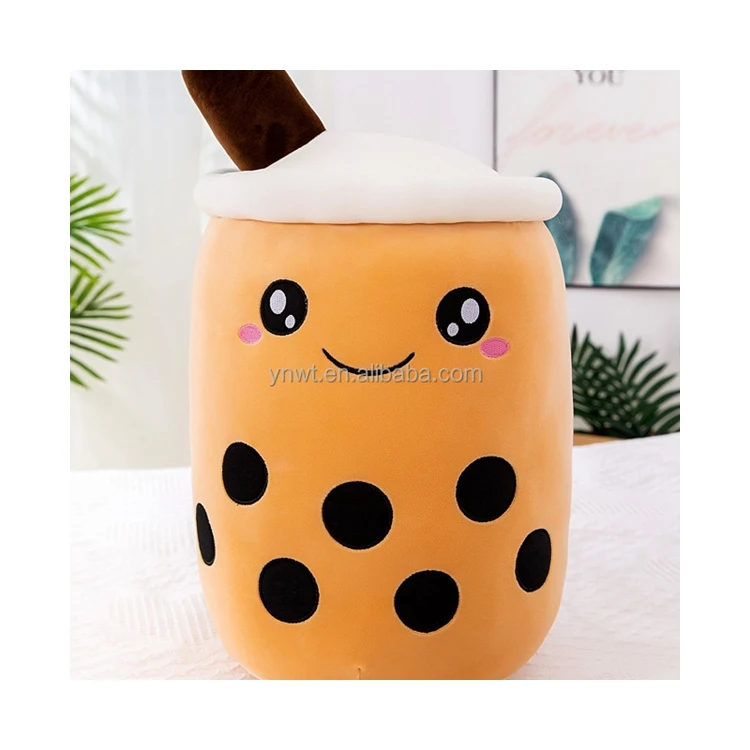 Hot sale Customize Pearl Milk Tea Plush Toy Cute Simulation Funny Doll / Bubble Tea Plushie