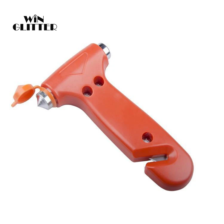 Portable car escape hammer Seat belt cutter Window breaking emergency hammer