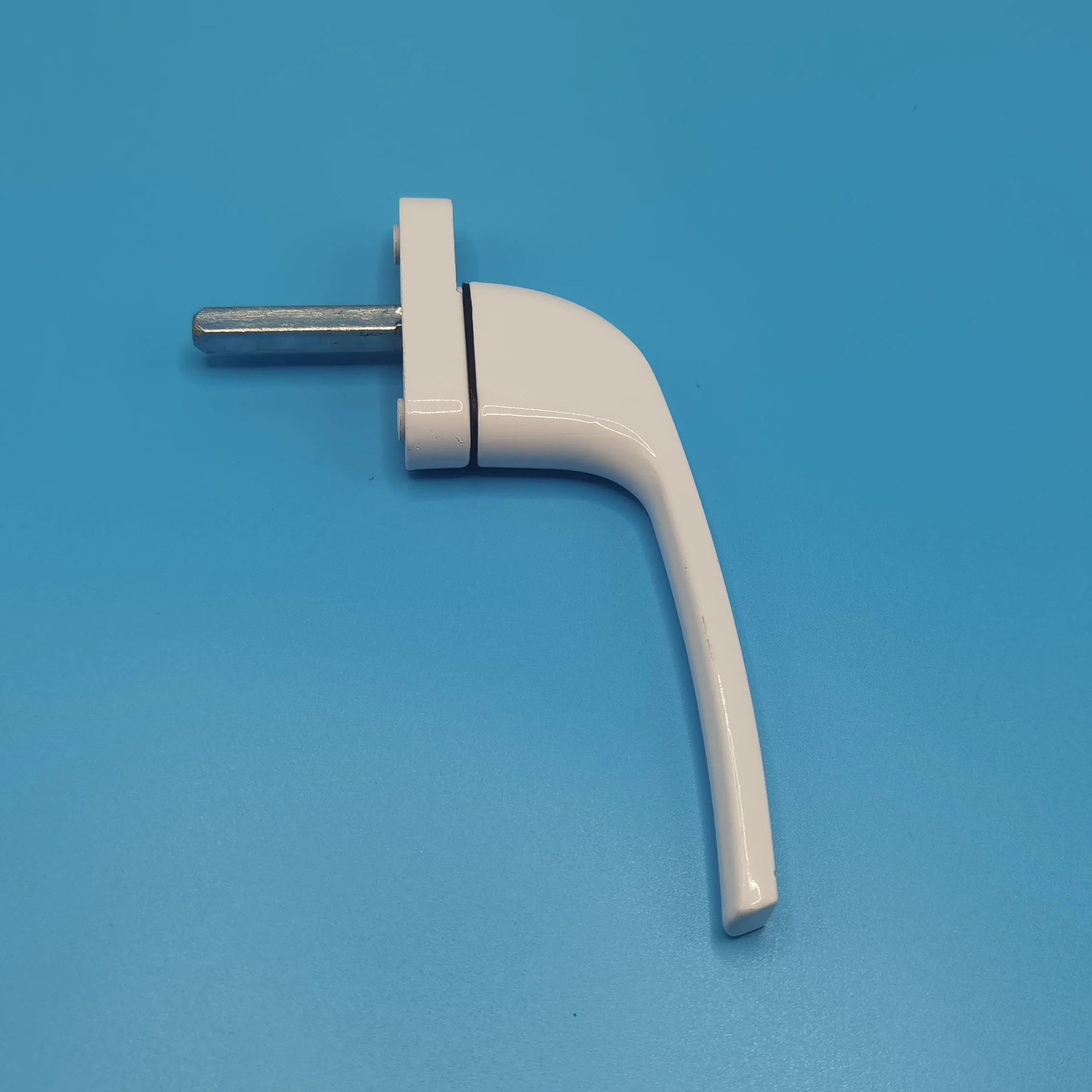 Window handle hardware half moon tube l shape upvc window lever handle lock