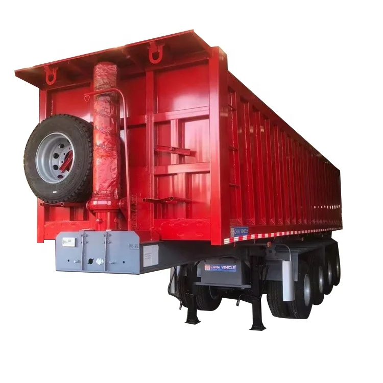 4 оси самосвал прицеп 35 40 кубических метров боковой конец самосвал полусамосвал самосвал опрокидной прицеп