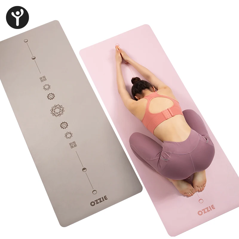 2022 New OEM ODM Eco Friendly natural rubber Dropshipping Custom print 5mm Anti Slip yoga mat