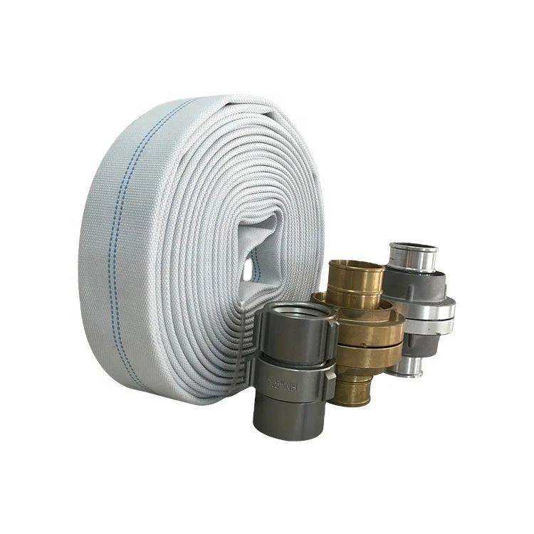 fire hydrant equipment  2.5 inch  3 inch 4 inch 6 inch 77mm canvas covered colourful fire hydrant hose