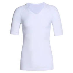 MeiSu W050WH Seamless V-Neck Posture Correction Light Version Compression Dropshipper Invisible Shaper Shirt