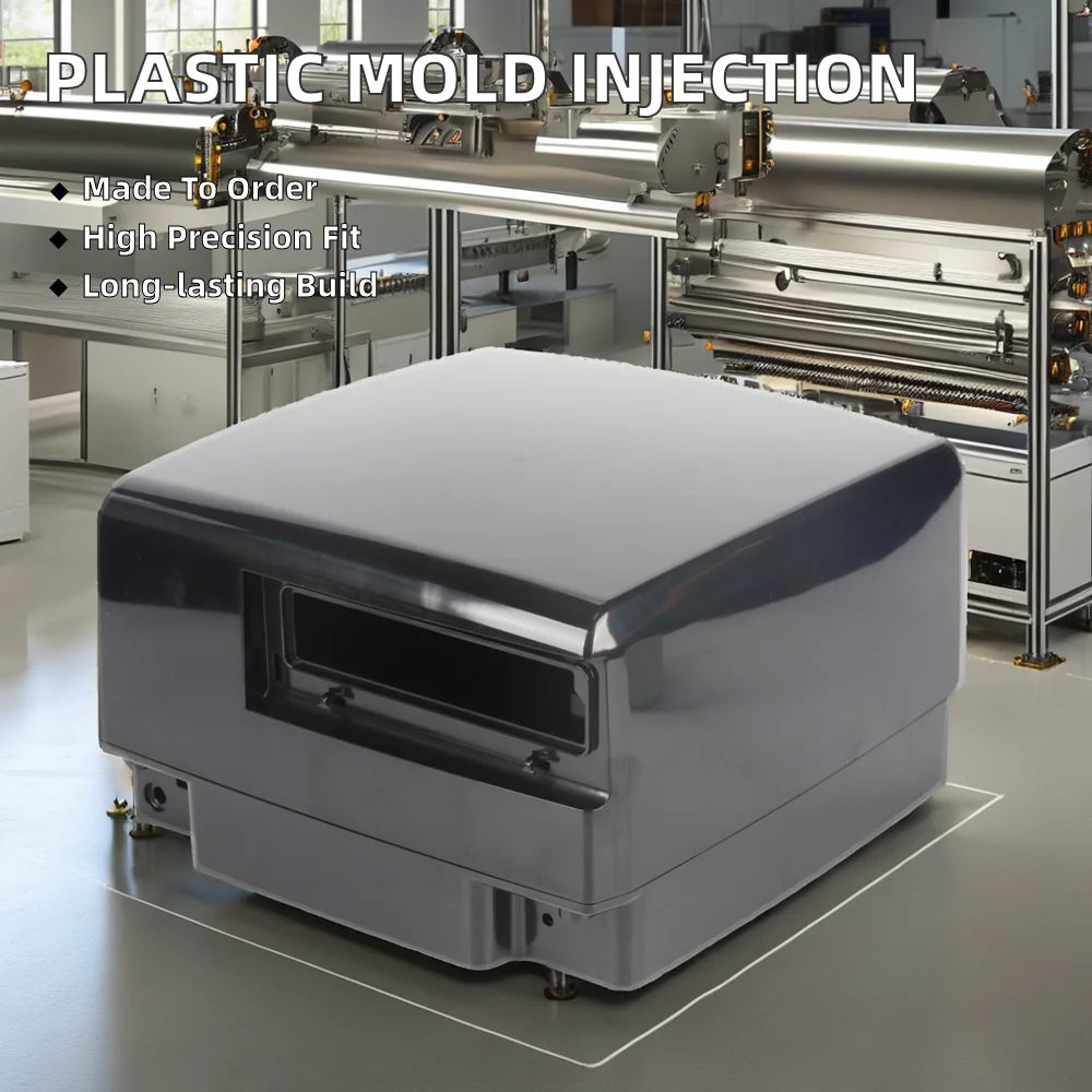 Steel Rubber Aluminium PP Injection Molding Machine with CNC for Plastic Parts Household Products Mould Base Various Materials