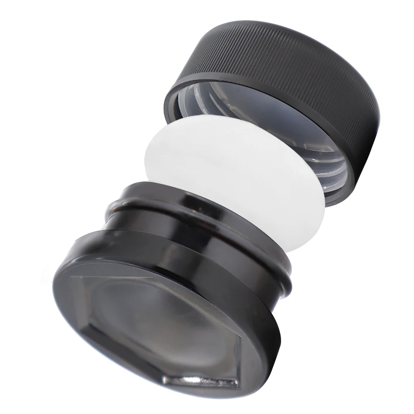 wholesale ceramic jar 1dram 2dram clear child proof concentrate glass jar with child resistant lid