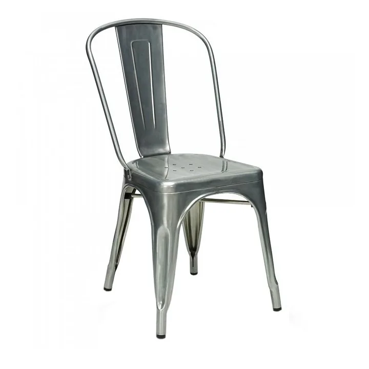 Wholesale Stackable Industrial Cheap Modern Chair Outdoor Dining Kitchen Metal Dining Chairs Antique Chairs
