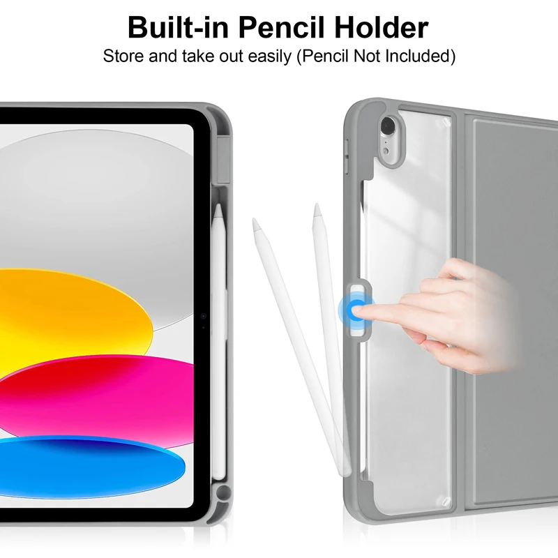 2024 New Tablet Case for 10 inch Lightweight Foldable Tablet  Case For Ipad Case