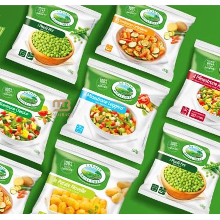 Упаковочный пакет для курицы креветки картошки фри экологически чистые биоразлагаемые пластиковые пакеты упаковки замороженных овощей