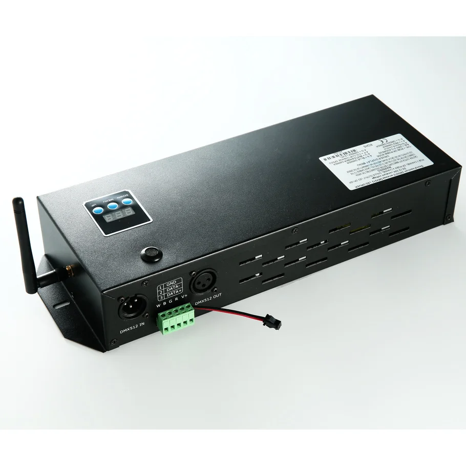 Цифровой дисплей 3CH 4CH RGB RGBW DMX512 Контроллер dmx декодер 512 для RGB RGBW освещения