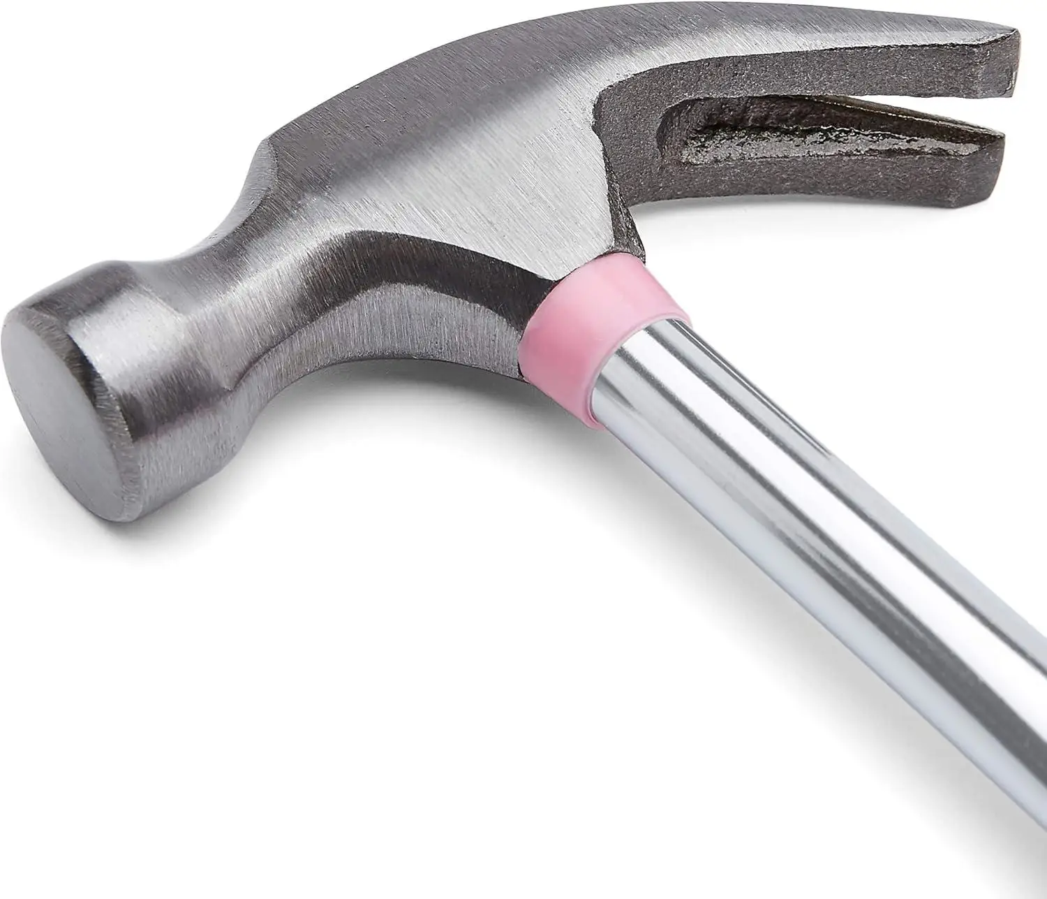 Peaktop  8oz   Steel pipe  Claw Hammer with Ergonomic Rubber Grip