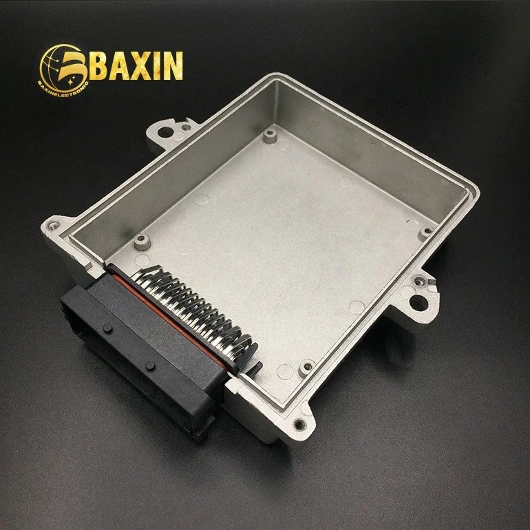 BAXIN коробка электронный металлический 39pin ECU алюминиевые для печатной платы SMT/SMD алюминиевый корпус BX-ECU39-C1 CN;ZHE серебристая