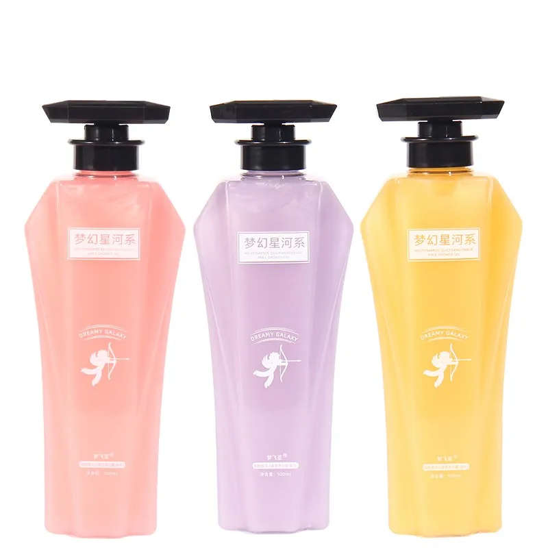 Shower Gel Vegan Body Wash Natural Fragance Bath Gel Wholesale Nourishing Foaming Gel orange Lavender Rose