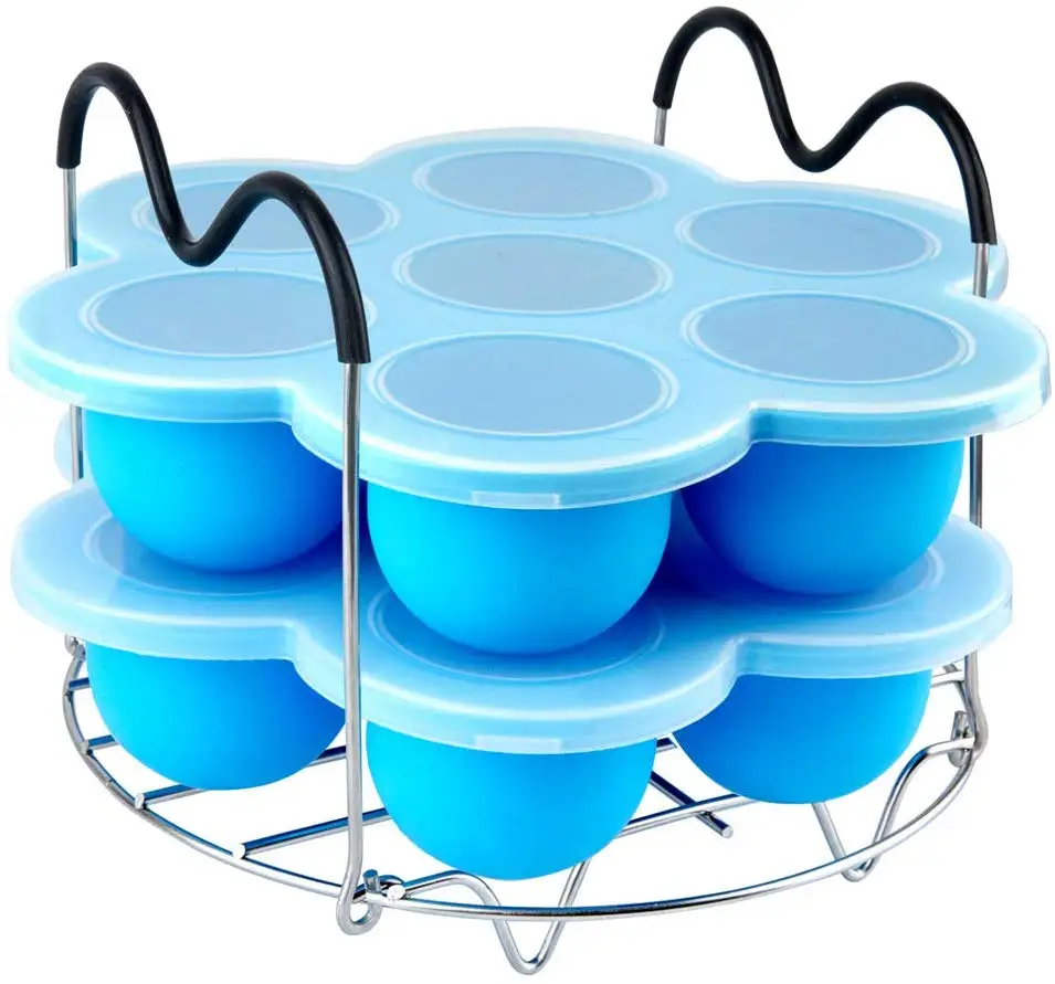 Silicone Egg Bites Molds for Cooking Pot Fits 5,6,8 qt Pressure Cooker