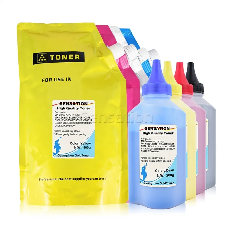 Compatible MX30 MX60 MX61 Japan Bulk Toner Powder For Sharp MX-3050N 3070N 3550N 4050N 6050N 6070N Color Copier Refill Toner