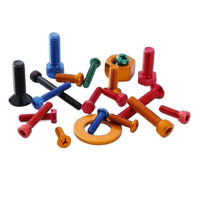 Алюминий анодированный micro screw Phillips head M1.5 M2 M3