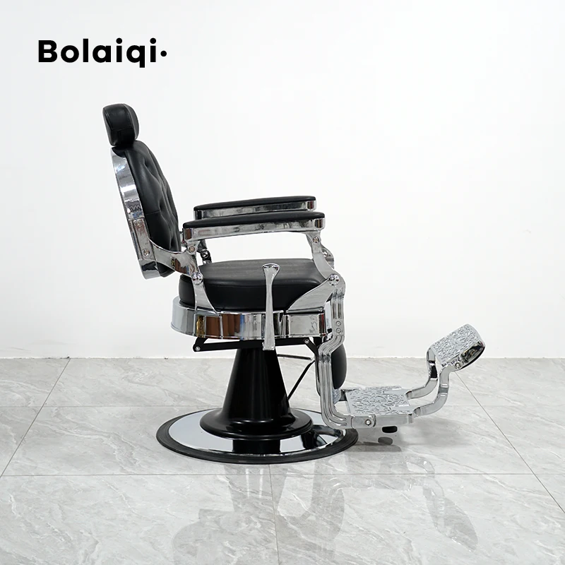BOLAIQI Modern Height Adjustable Styling Chairs Salon Furniture Barber Shop Commercial Equipment Barber Chair for Shaving