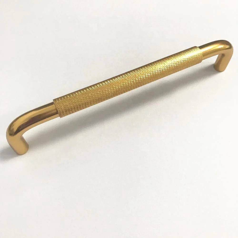 New product U-shaped Brass knurled handle door pull handle free shipping D2004