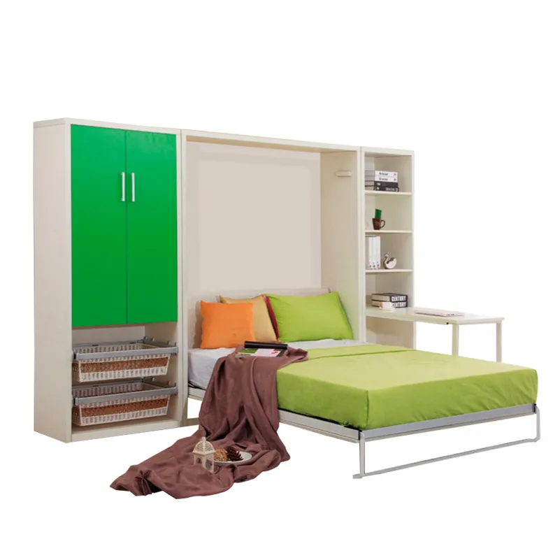 Easy install queen size Murphy bed space saving foldway beds hide away beds