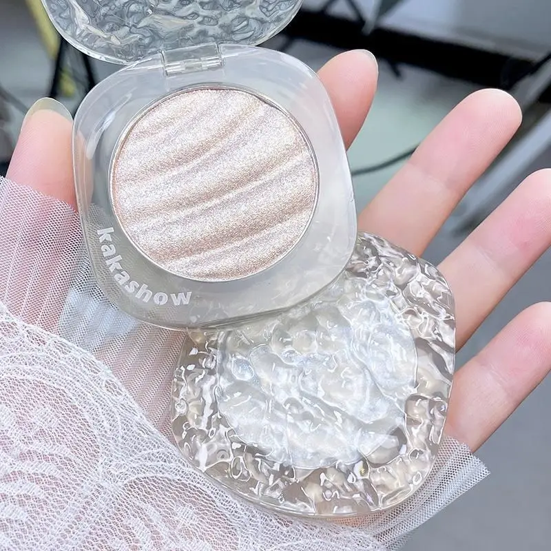 CVZ Low MOQ Single Color Highlighter Powder Flashing Contour Delicate Pearlescent Brightening High Gloss Powder