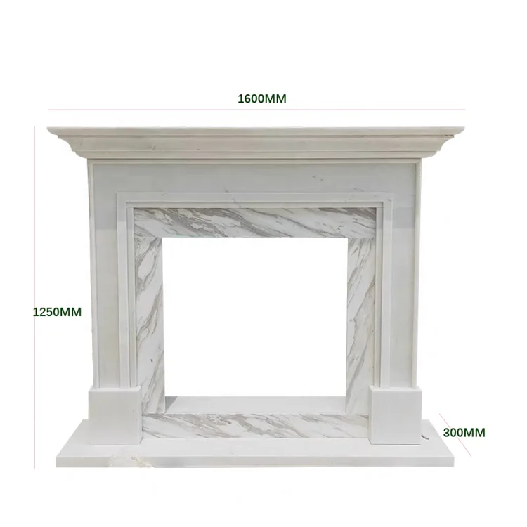Natural italian marble fireplace stone mantel surround marble french fireplace calacatta viola marble fireplace
